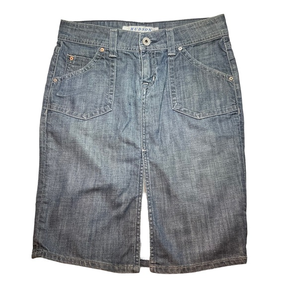 HUDSON JEANS DENIM SKIRT | SIZE 27 | WOMAN’S 8 | SOLD OUT $185 - Picture 6 of 15